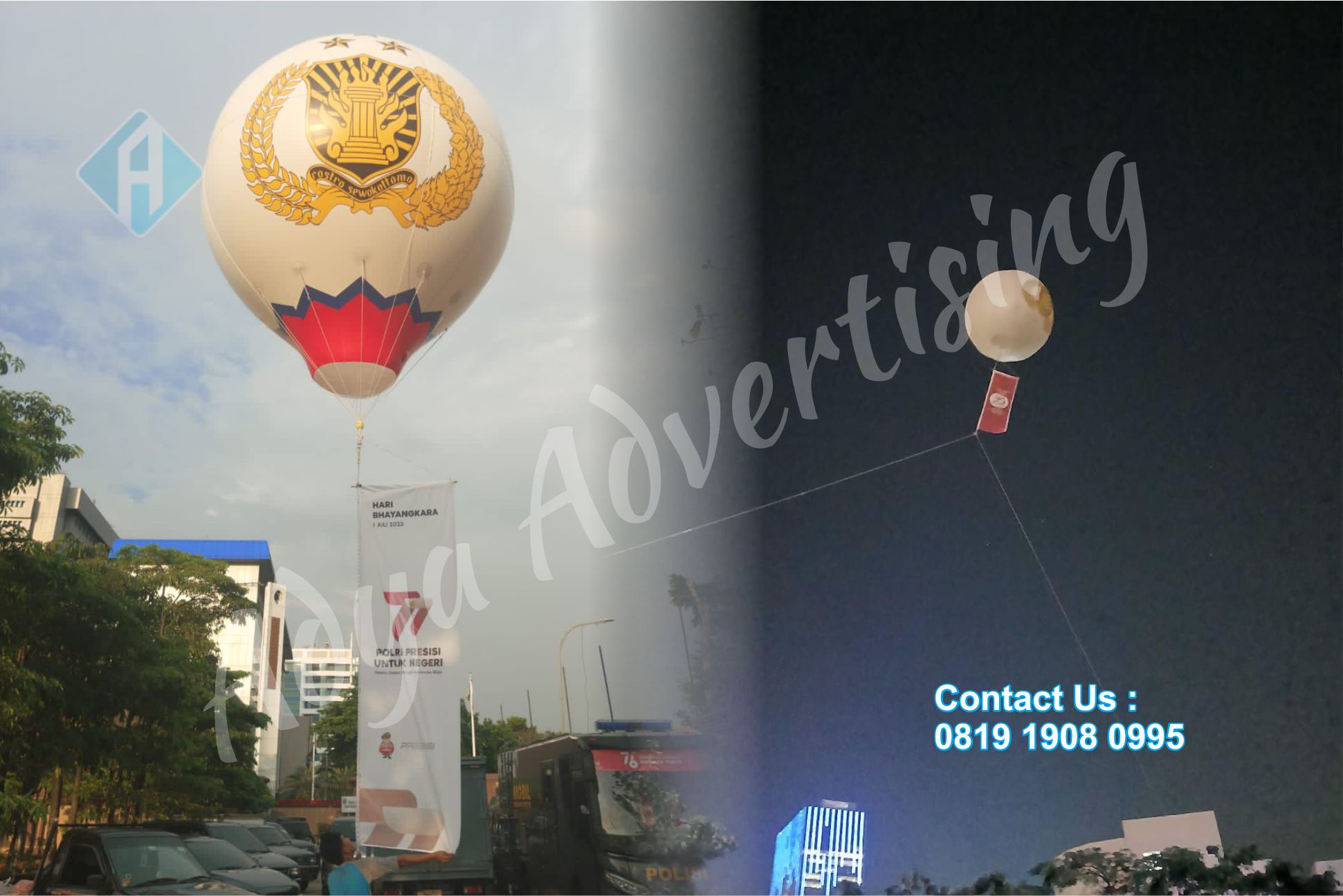 balon udara promosi untuk event di jakarta