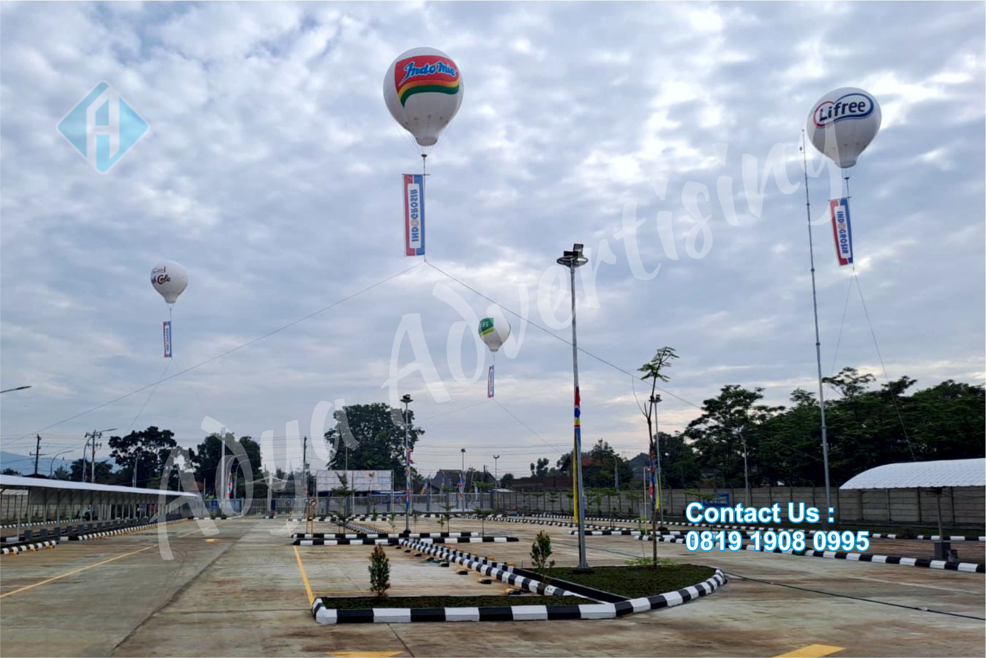 balon udara promosi untuk event di tangerang